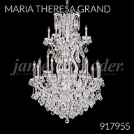 91795S : Large Entry Crystal Chandelier