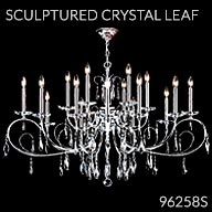 Coleccion Sculptured Crystal Leaf